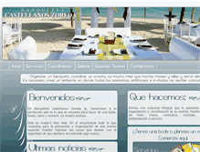 Tablet Screenshot of banquetescastellanos.com